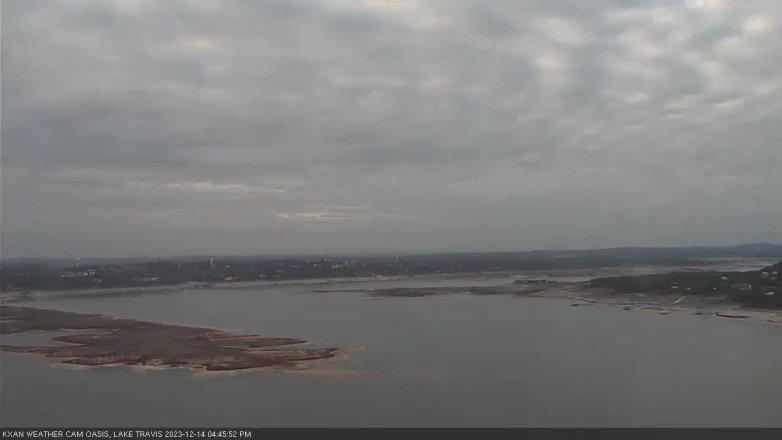 Lake Travis webcam, December 14, 2023 4:45 PM CT