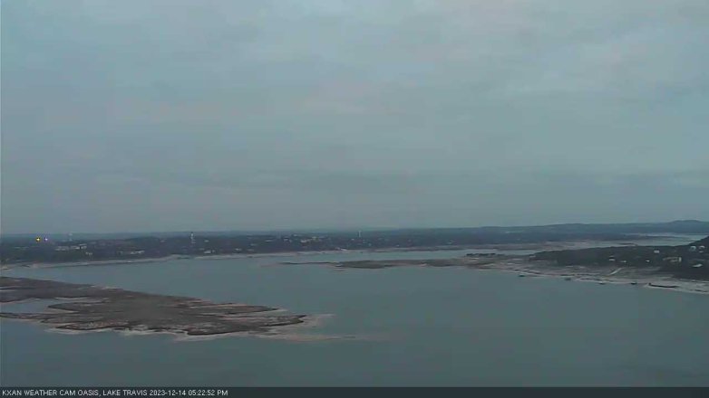 Lake Travis webcam, December 14, 2023 5:25 PM CT