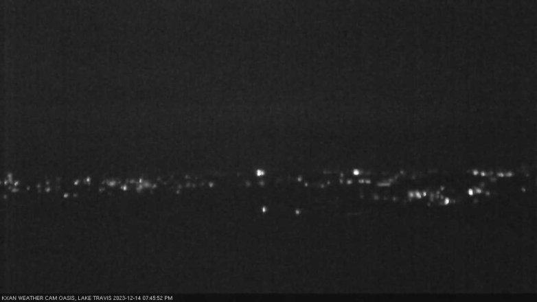 Lake Travis webcam, December 14, 2023 7:45 PM CT