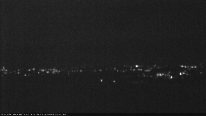 Lake Travis webcam, December 14, 2023 8:45 PM CT