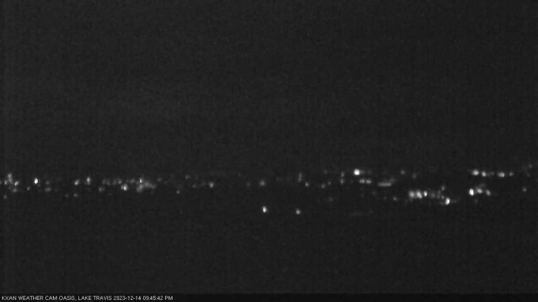 Lake Travis webcam, December 14, 2023 9:45 PM CT
