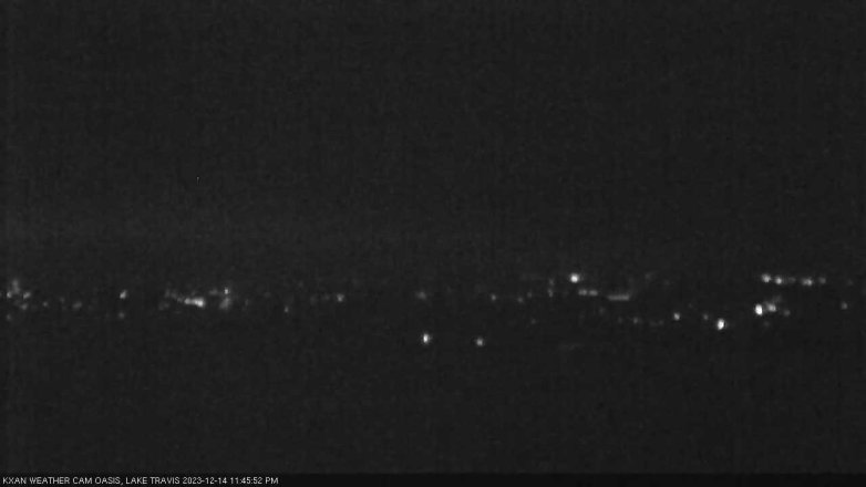 Lake Travis webcam, December 14, 2023 11:45 PM CT
