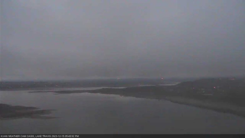 Lake Travis webcam, December 15, 2023 5:45 PM CT
