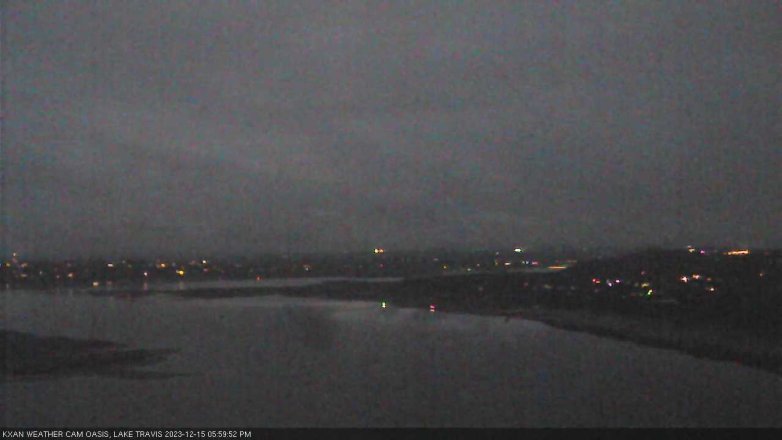 Lake Travis webcam, December 15, 2023 6:00 PM CT