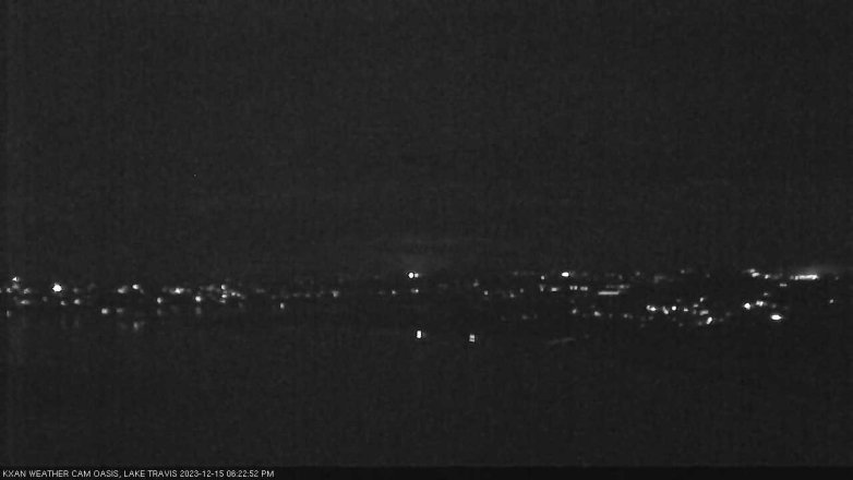 Lake Travis webcam, December 15, 2023 6:25 PM CT