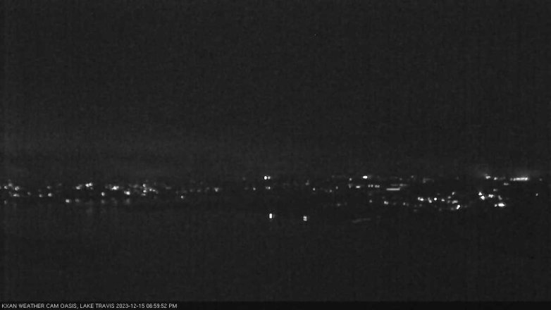 Lake Travis webcam, December 15, 2023 7:00 PM CT