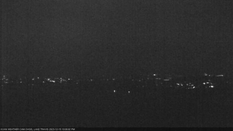 Lake Travis webcam, December 15, 2023 10:00 PM CT