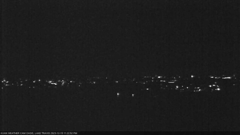 Lake Travis webcam, December 15, 2023 11:25 PM CT