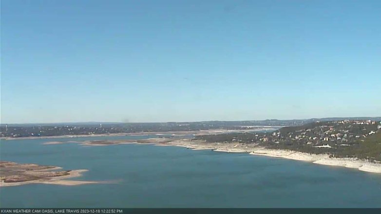 Lake Travis webcam, December 16, 2023 12:25 PM CT