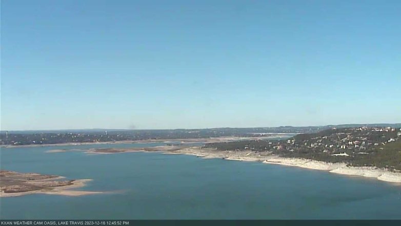 Lake Travis webcam, December 16, 2023 12:45 PM CT