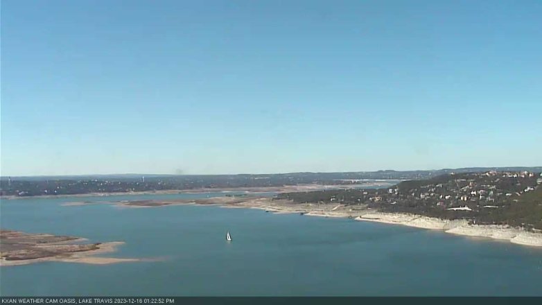 Lake Travis webcam, December 16, 2023 1:25 PM CT