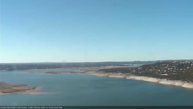 Lake Travis webcam, December 16, 2023 2:25 PM CT