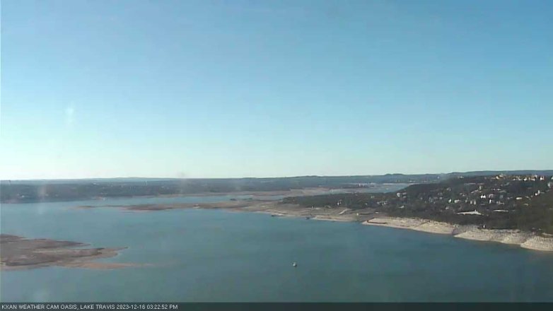 Lake Travis webcam, December 16, 2023 3:25 PM CT