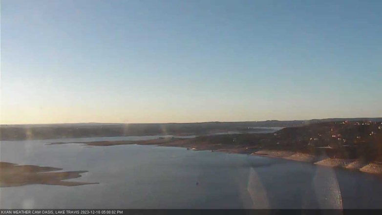 Lake Travis webcam, December 16, 2023 5:00 PM CT