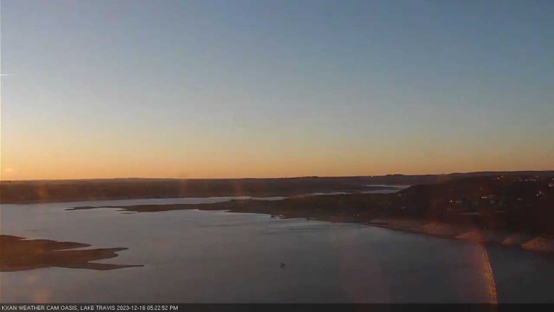 Lake Travis webcam, December 16, 2023 5:25 PM CT