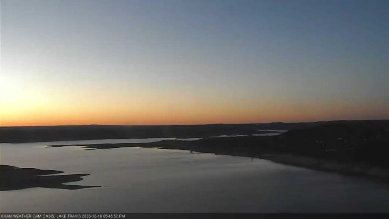 Lake Travis webcam, December 16, 2023 5:45 PM CT