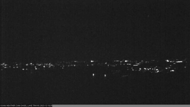 Lake Travis webcam, December 16, 2023 8:00 PM CT