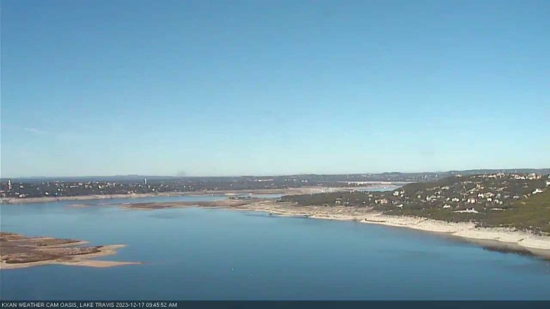 Lake Travis webcam, December 17, 2023 9:45 AM CT
