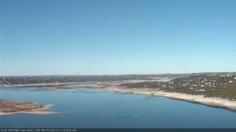 Lake Travis webcam, December 17, 2023 10:25 AM CT