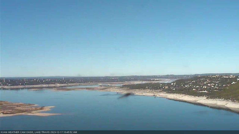 Lake Travis webcam, December 17, 2023 10:45 AM CT