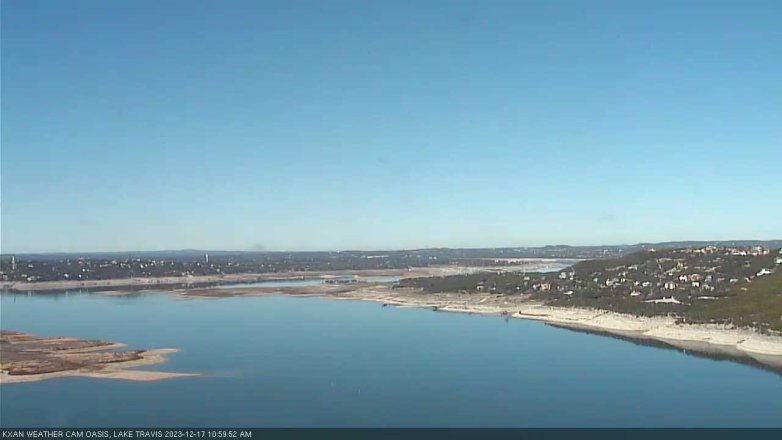 Lake Travis webcam, December 17, 2023 11:00 AM CT
