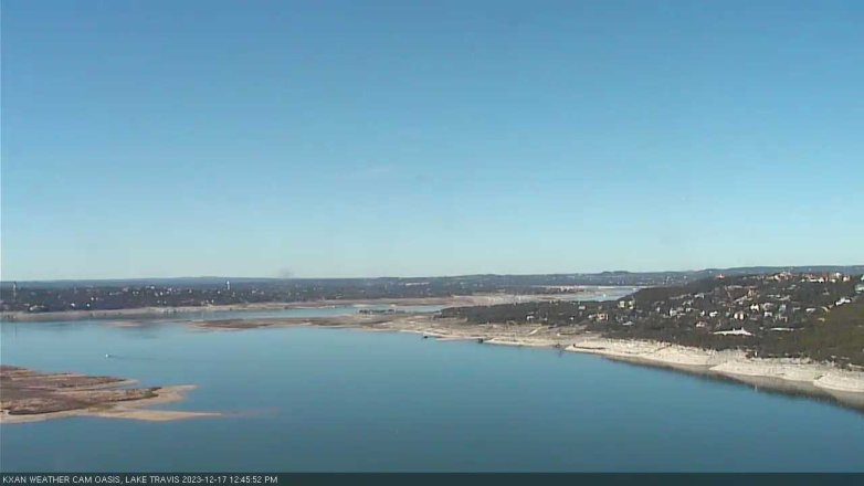 Lake Travis webcam, December 17, 2023 12:45 PM CT