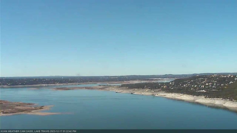 Lake Travis webcam, December 17, 2023 1:25 PM CT