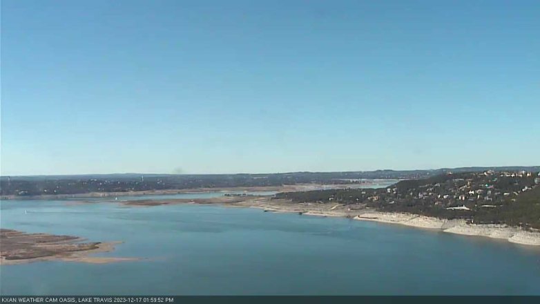 Lake Travis webcam, December 17, 2023 2:00 PM CT