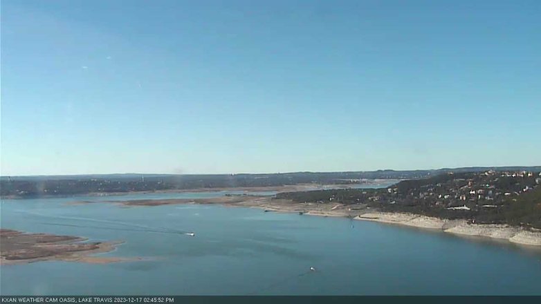 Lake Travis webcam, December 17, 2023 2:45 PM CT