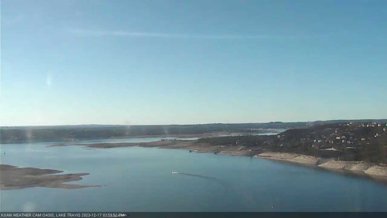 Lake Travis webcam, December 17, 2023 4:00 PM CT