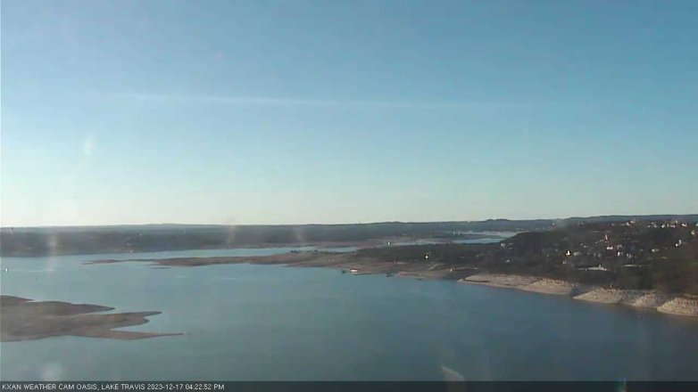 Lake Travis webcam, December 17, 2023 4:25 PM CT