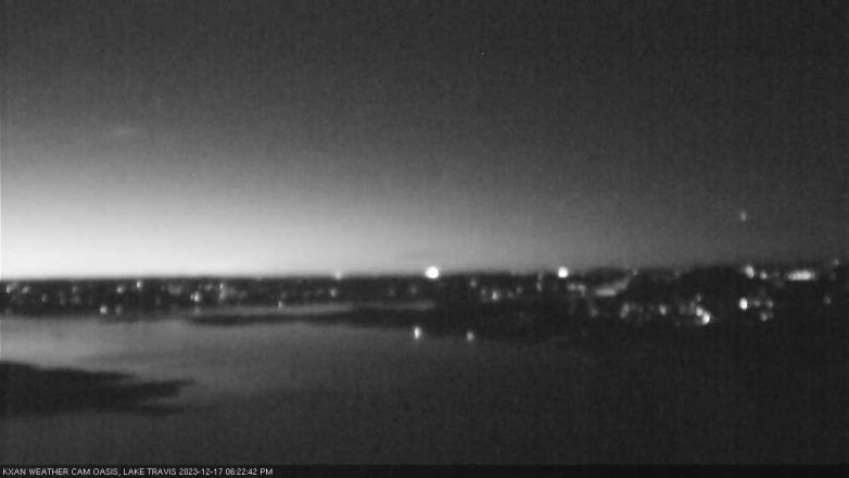 Lake Travis webcam, December 17, 2023 6:25 PM CT