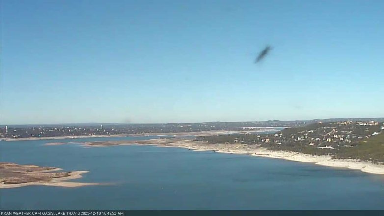 Lake Travis webcam, December 18, 2023 10:45 AM CT