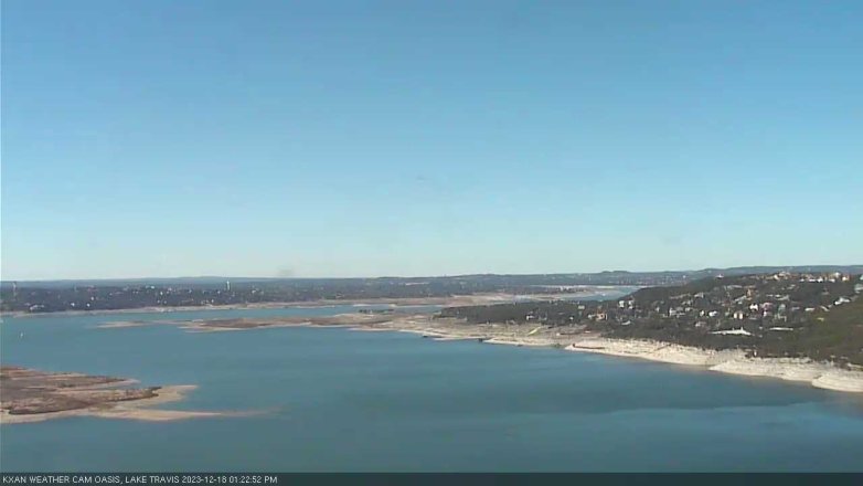 Lake Travis webcam, December 18, 2023 1:25 PM CT