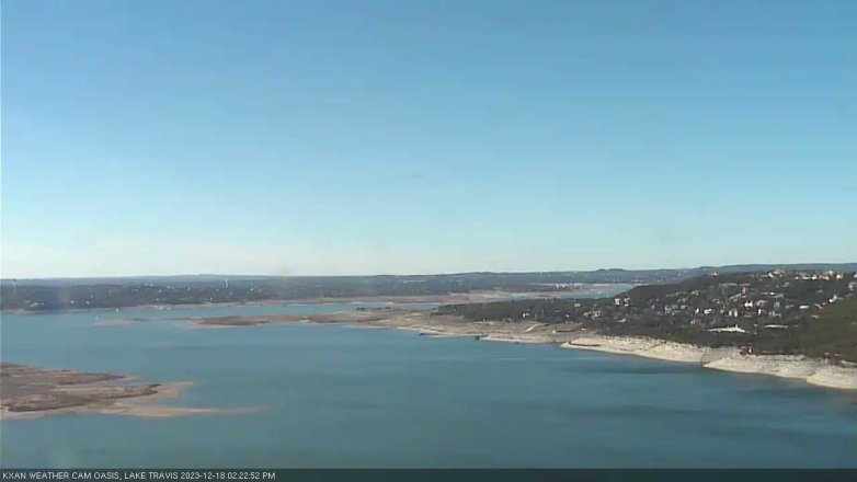Lake Travis webcam, December 18, 2023 2:25 PM CT