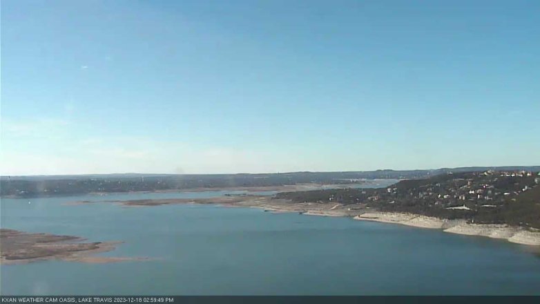 Lake Travis webcam, December 18, 2023 3:00 PM CT