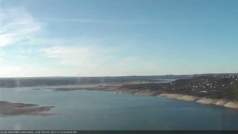 Lake Travis webcam, December 18, 2023 4:00 PM CT