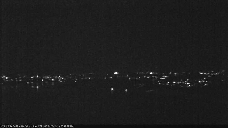 Lake Travis webcam, December 18, 2023 7:00 PM CT