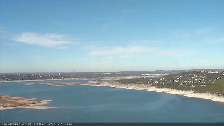 Lake Travis webcam, December 19, 2023 10:25 AM CT