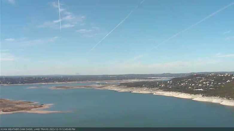 Lake Travis webcam, December 19, 2023 12:45 PM CT