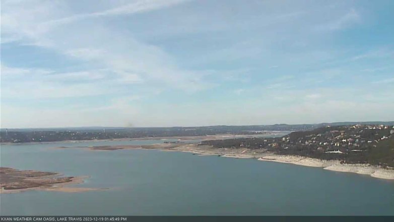 Lake Travis webcam, December 19, 2023 1:45 PM CT