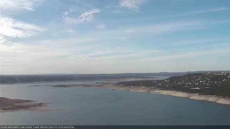 Lake Travis webcam, December 19, 2023 2:45 PM CT