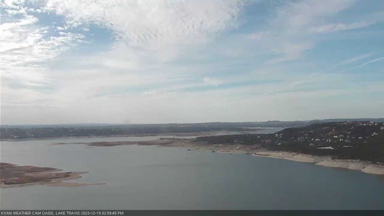 Lake Travis webcam, December 19, 2023 3:00 PM CT