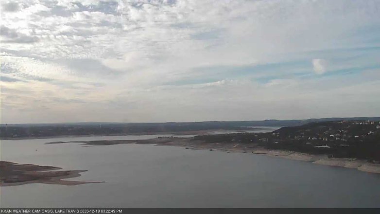 Lake Travis webcam, December 19, 2023 3:25 PM CT