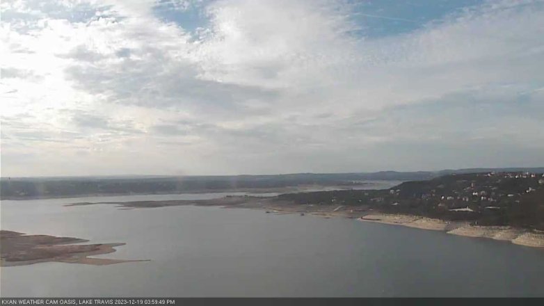 Lake Travis webcam, December 19, 2023 4:00 PM CT