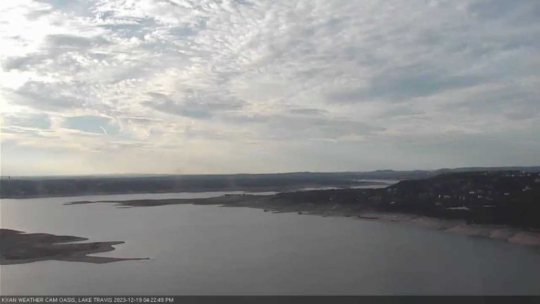 Lake Travis webcam, December 19, 2023 4:25 PM CT