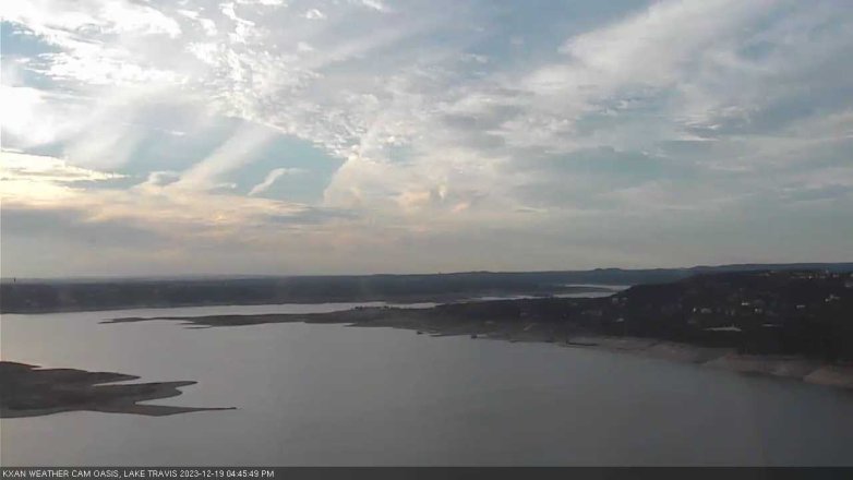 Lake Travis webcam, December 19, 2023 4:45 PM CT