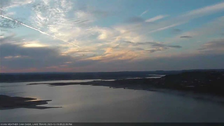 Lake Travis webcam, December 19, 2023 5:25 PM CT