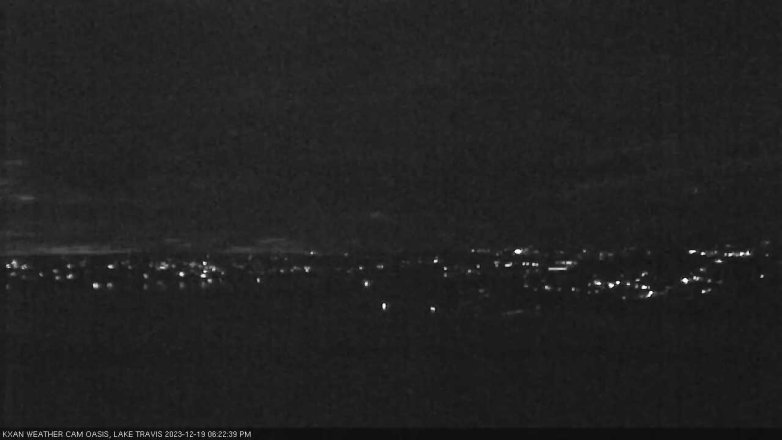 Lake Travis webcam, December 19, 2023 6:25 PM CT