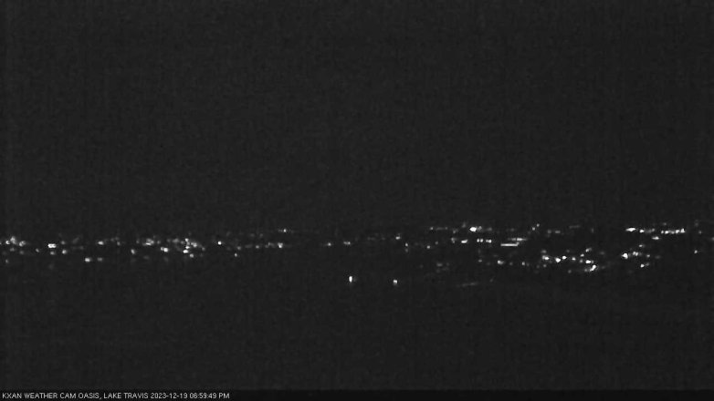Lake Travis webcam, December 19, 2023 7:00 PM CT
